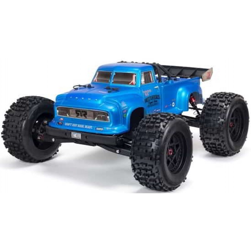 Arrma NOTORIOUS 6S V5 4WD 1/8 BLX Stunt Truck with Spektrum Firma RTR (Blue)