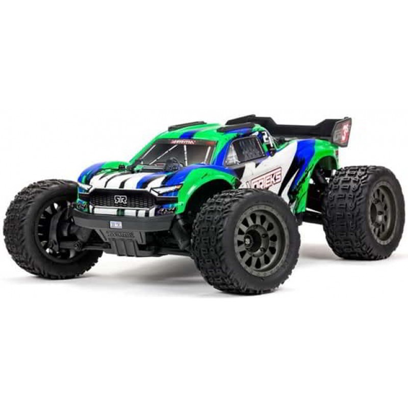 Arrma Vorteks 4X4 3S BLX 1/10 RTR Brushless Stadium Truck (Green) w/2.4GHz Radio