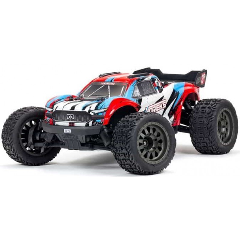 Arrma Vorteks 4X4 3S BLX 1/10 RTR Brushless Stadium Truck (Red) w/2.4GHz Radio