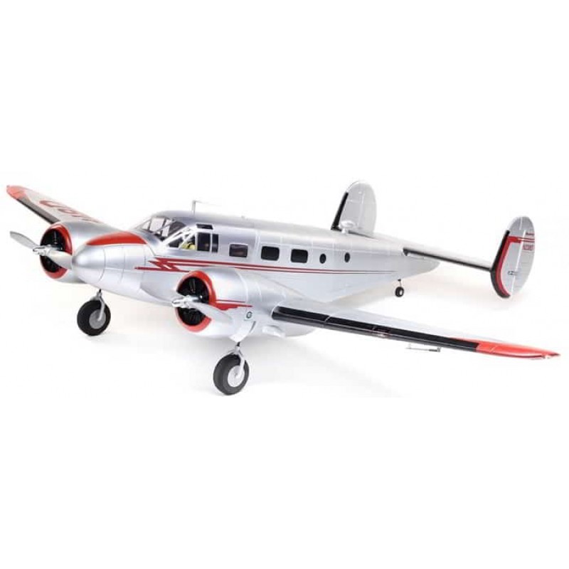 E-flite Beechcraft D18 1.5m Bind-N-Fly Basic Electric Airplane (1499mm) w/Smart ESC, AS3X & SAFE