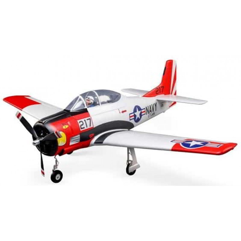 E-flite T-28 Trojan 1.2m Bind-N-Fly Basic Electric Airplane w/Smart ESC, AS3X & SAFE