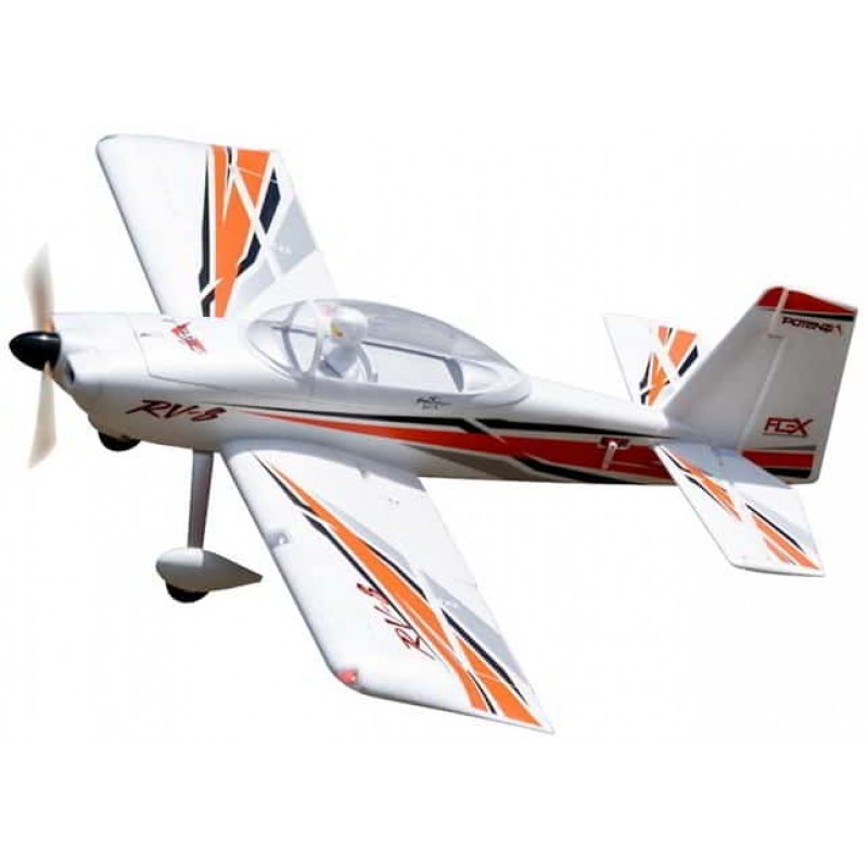 Flex Innovations RV-8 10E Electric PNP Airplane (Night Orange)