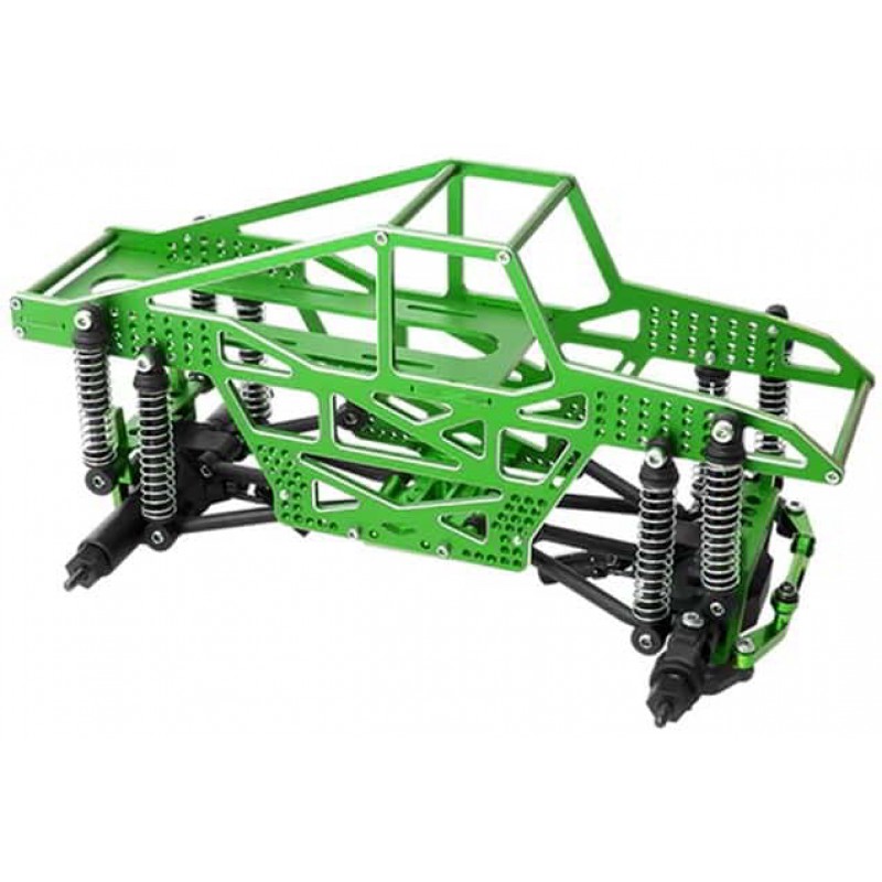 Furitek 1/24 Rampart CNC Machined Monster Truck Full Chassis Kit (Green)