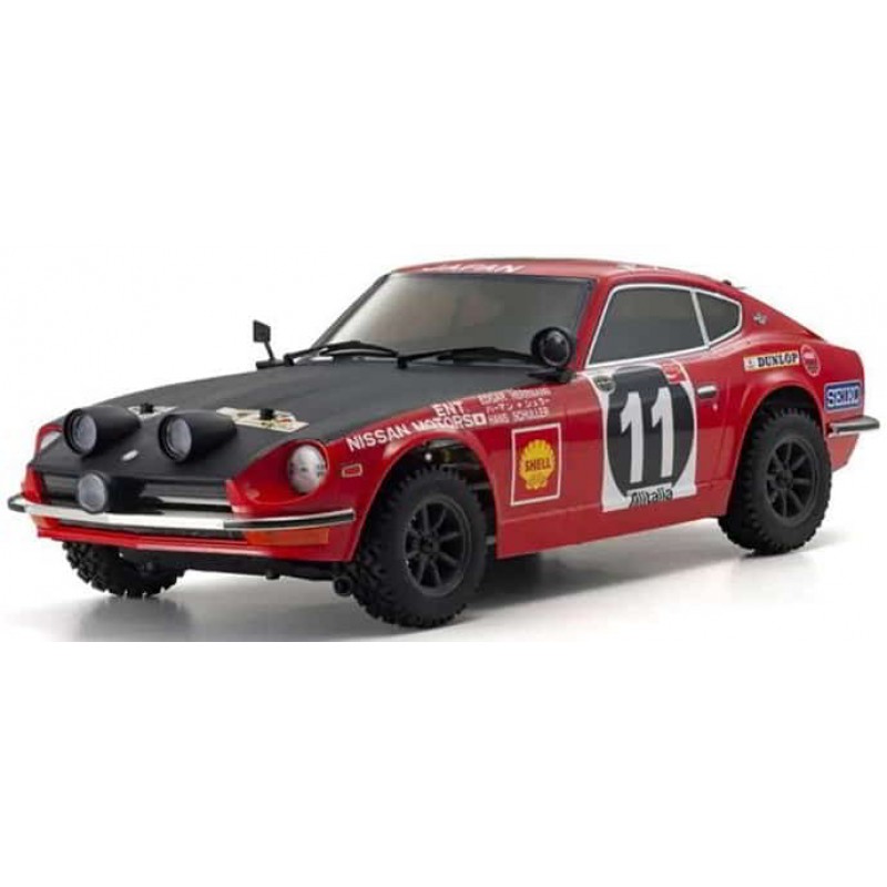 Kyosho EP Fazer Mk2 FZ02-R 1971 Datsun 240Z Rally ReadySet (Red) w/Syncro KT-231P 2.4GHz Radio