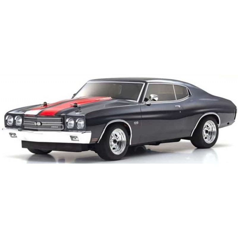 Kyosho EP Fazer Mk2 FZ02L 1970 Chevelle SS 454 LS6 ReadySet (Tuxedo Black/Red) w/Syncro KT-231P+ 2.4GHz Radio