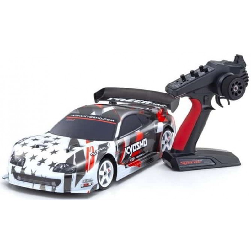 Kyosho Fazer Mk2 FZ02-D Toyota Supra A80 4WD 1/10 RTR Touring Car w/Syncro KT-231P+ 2.4GHz Radio (White)