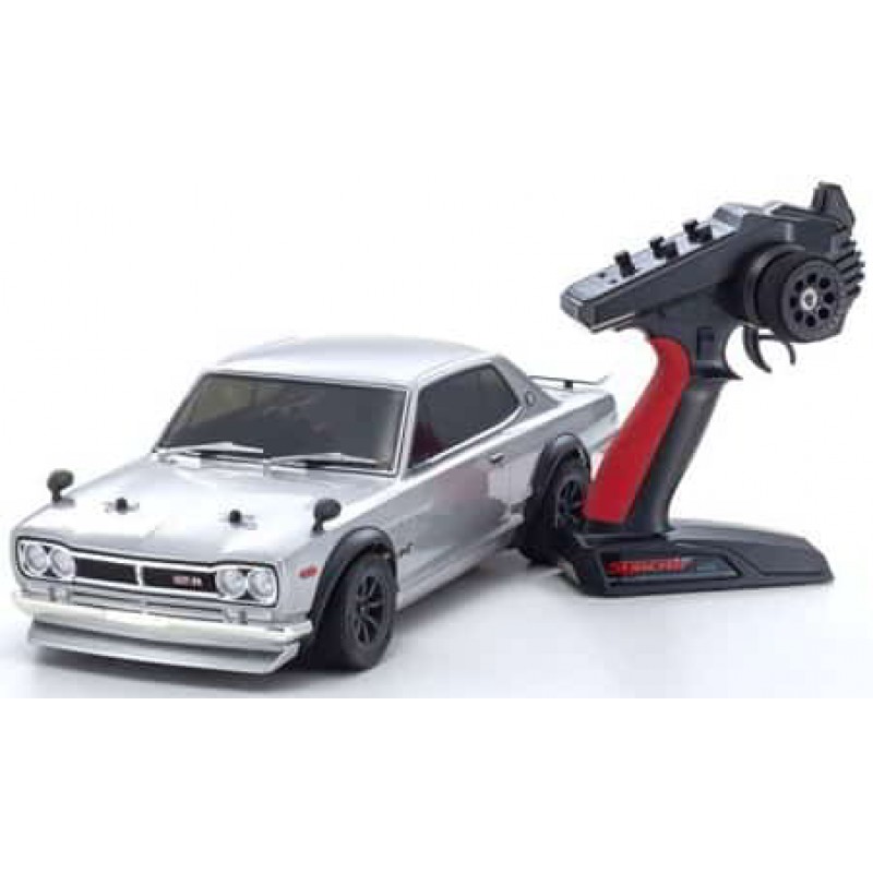 Kyosho Fazer Mk2 FZ02 Nissan Skyline 2000 GT-R KPGC10 ReadySet (Silver) w/Syncro KT-231P+ 2.4GHz Radio