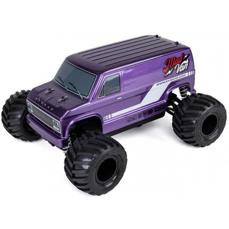 Kyosho Fazer Mk2 Mad Van 1/10 4WD Readyset Monster Truck w/2.4GHz Radio (Purple)