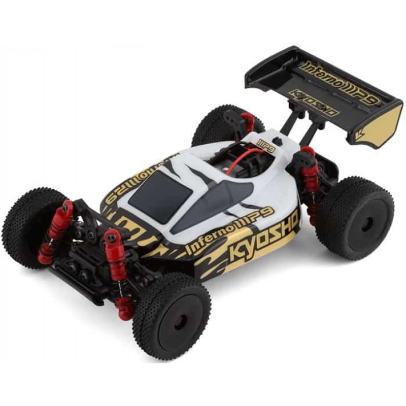 Kyosho MB-010 Mini-Z Inferno MP9 4WD Micro Buggy Readyset (White/Black) w/2.4GHz Radio