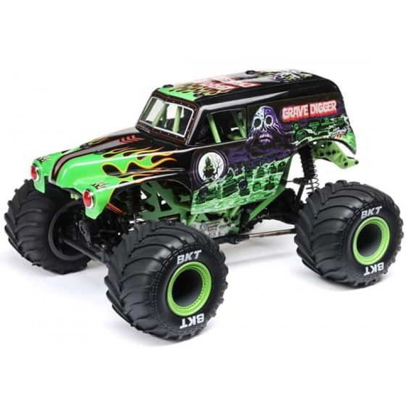 Losi 1/18 Mini LMT 4X4 Brushed RTR Monster Truck (Grave Digger) w/SLT2 2.4GHz Radio, Battery & Charger