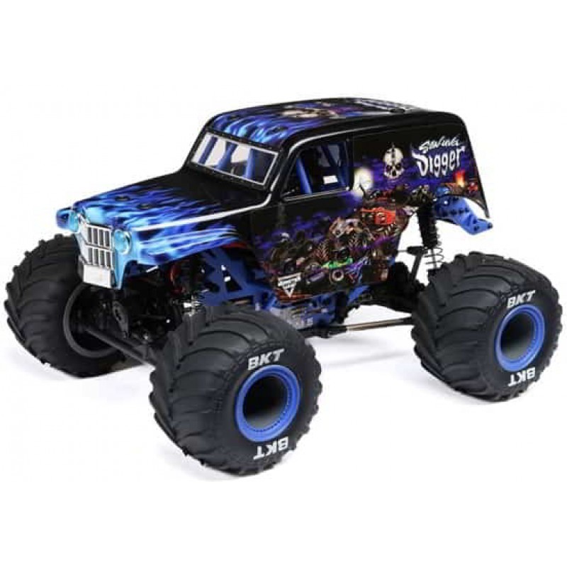 Losi 1/18 Mini LMT 4X4 Brushed RTR Monster Truck (Son-Uva Digger) w/SLT2 2.4GHz Radio, Battery & Charger