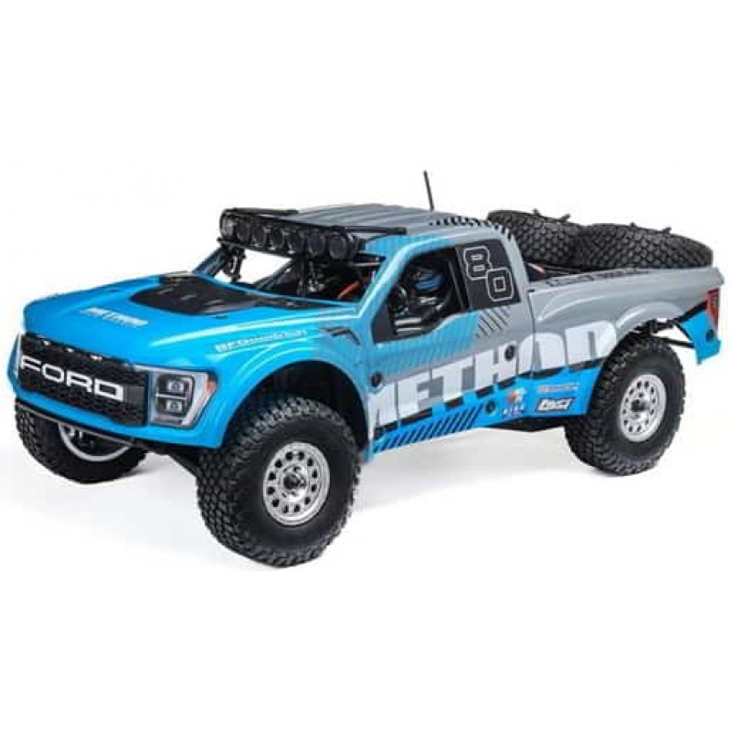 Losi Baja Rey 2.0 Ford F-150 Raptor 1/10 RTR 4WD Brushless Desert Truck (Method) w/2.4GHz Radio, AVC & SMART