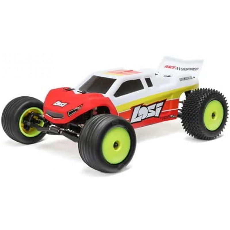 Losi Mini-T 2.0 V2 1/18 RTR 2WD Brushless Stadium Truck (Red) w/2.4GHz Radio, Battery & Charger