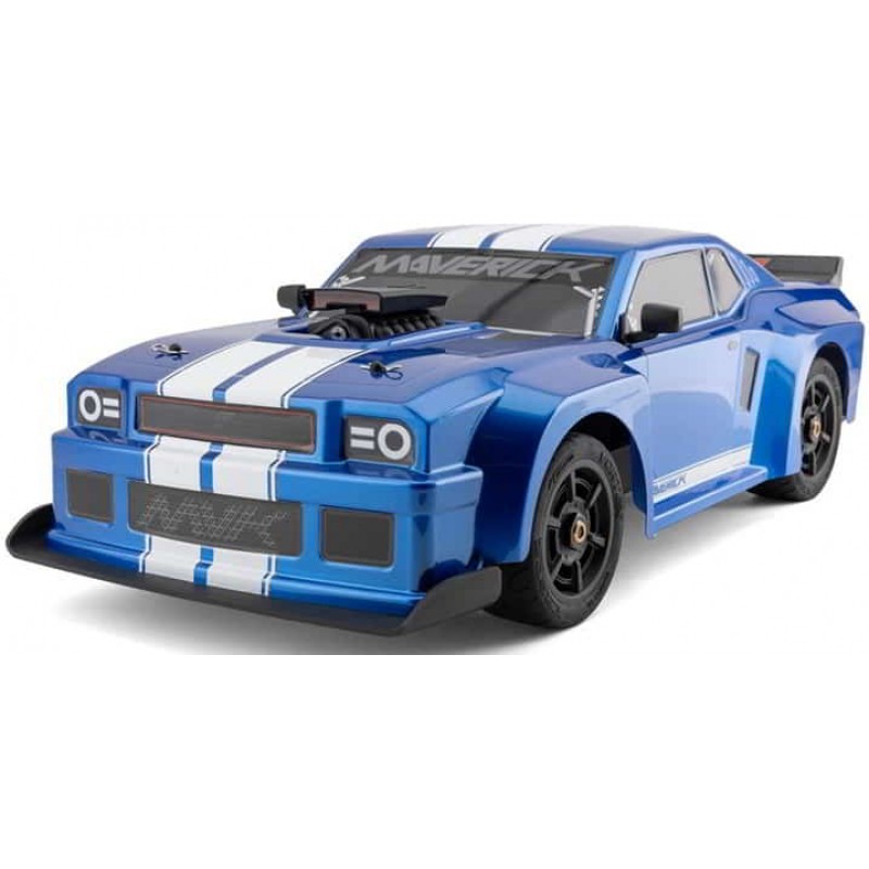 Maverick QuantumR Flux 1/8 4S 4WD Brushless RTR Electric Muscle Car (Blue) w/2.4GHz Transmitter