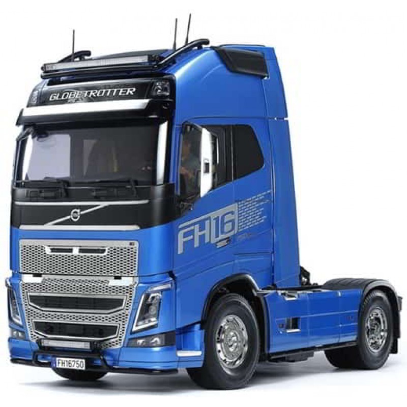 Tamiya 1/14 Volvo FH16 Globetrotter XL 750 4x2 Semi Kit (Blue)