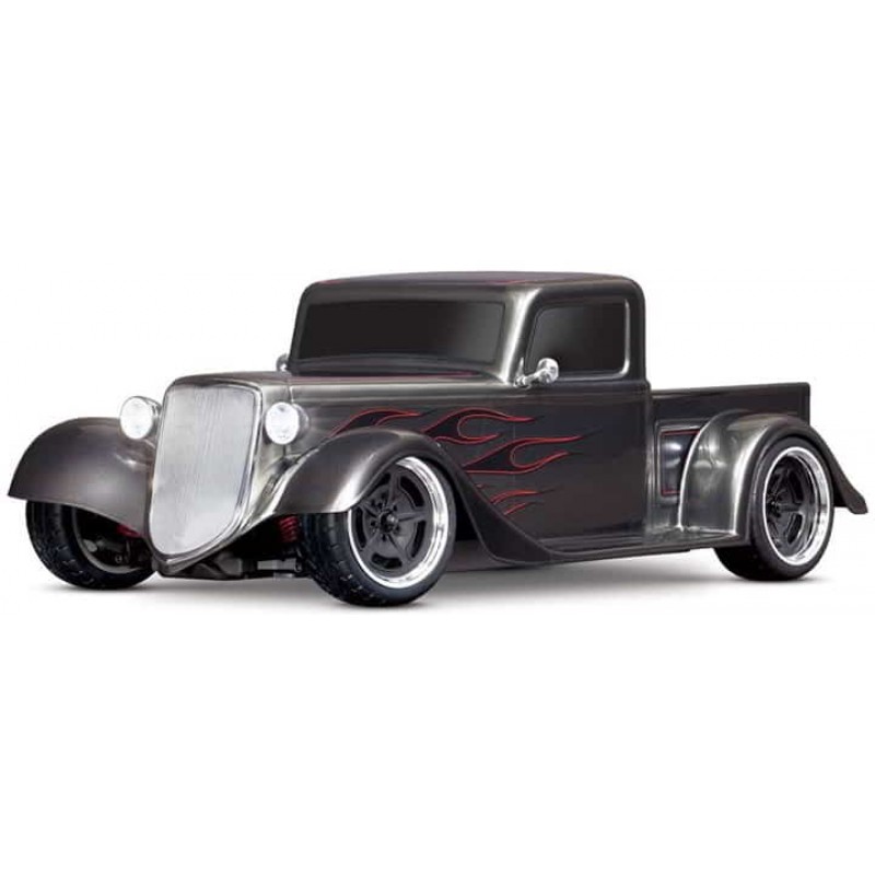 Traxxas 4-Tec 3.0 1/10 RTR Touring Car w/Factory Five '35 Hot Rod Truck Body (Silver) & TQ 2.4GHz Radio System