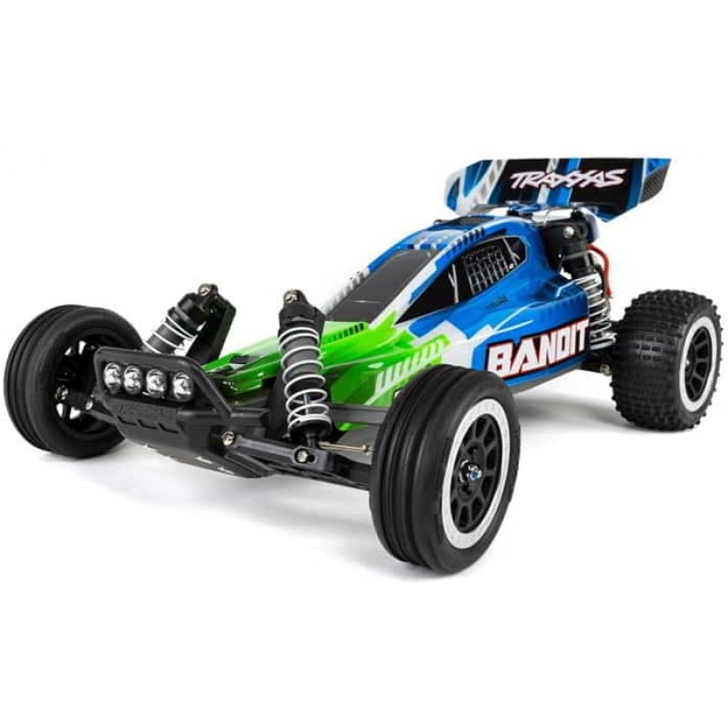 Traxxas Bandit 1/10 RTR 2WD Electric Buggy w/LED Lights (Green) w/XL-5 ESC, TQ 2.4GHz Radio, Battery & DC Charger