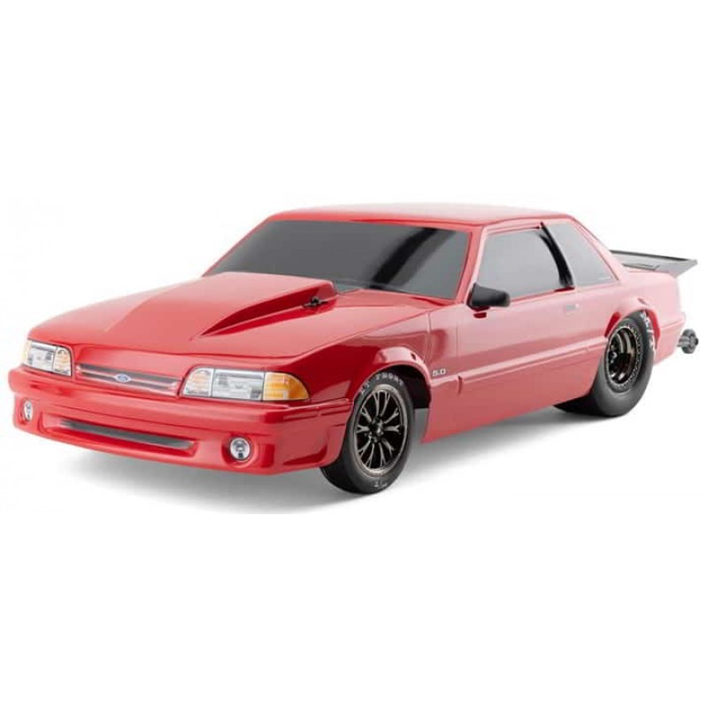 Traxxas Drag Slash 1/10 2WD RTR No Prep Truck w/Ford Mustang 5.0 Body (Red) TQi 2.4GHz Radio & TSM