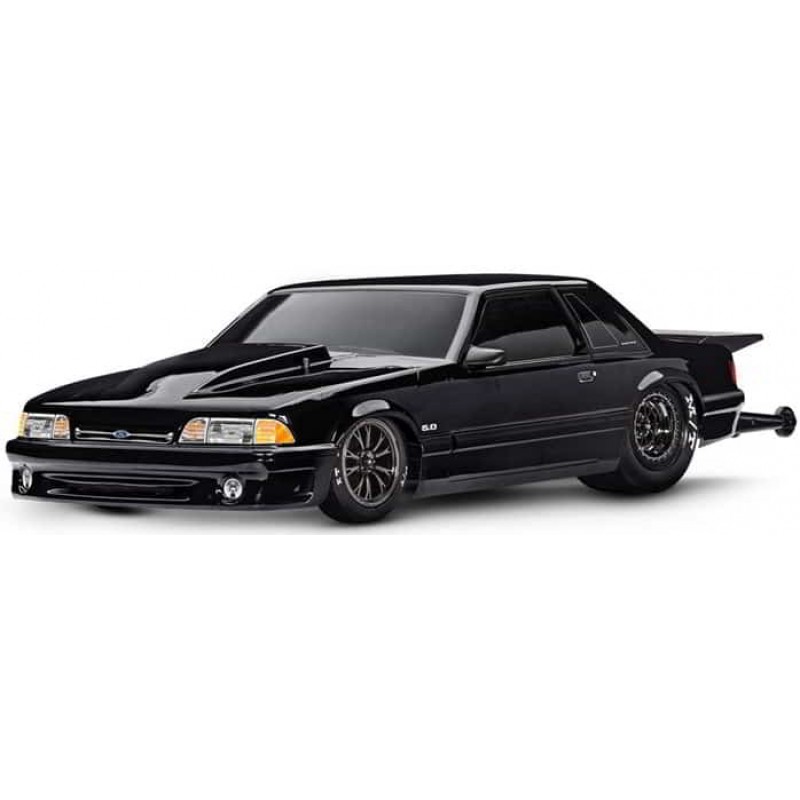 Traxxas Drag Slash HD 1/10 2WD RTR No Prep Car w/Ford Mustang 5.0 Body (Black) TQi 2.4GHz Radio & TSM