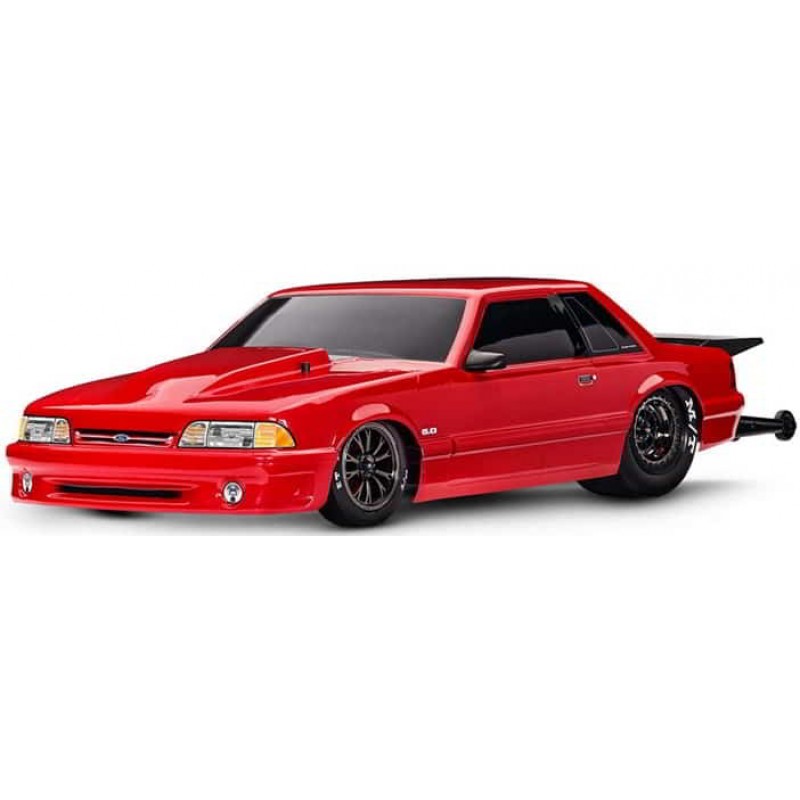 Traxxas Drag Slash HD 1/10 2WD RTR No Prep Car w/Ford Mustang 5.0 Body (Red) TQi 2.4GHz Radio & TSM