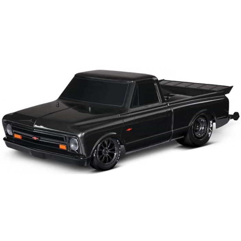 Traxxas Drag Slash HD 1967 Chevrolet C10 1/10 2WD RTR No Prep Truck (Black) w/TQi 2.4GHz Radio & TSM