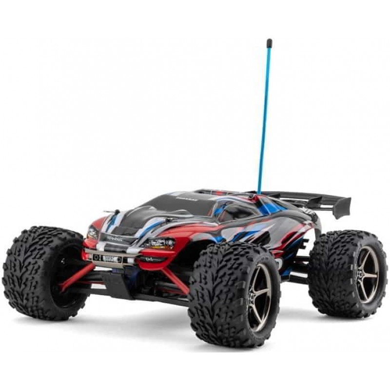 Traxxas E-Revo 1/16 4WD RTR Truck (Red/Blue) w/XL-2.5 ESC, TQ 2.4GHz Radio, Battery & USB-C Charger