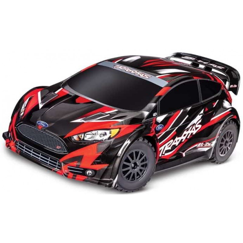 Traxxas Ford Fiesta 4x4 BL-2S Brushless 1/10 RTR AWD Rally Car (Red) w/BL-2S ESC, TQ 2.4GHz Radio