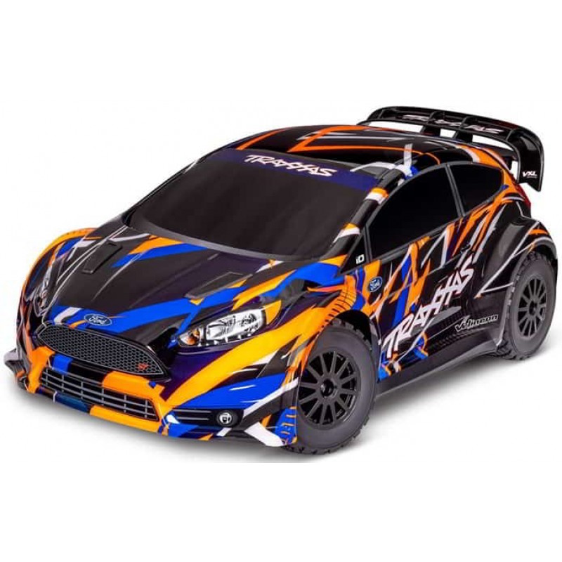 Traxxas Ford Fiesta ST 4x4 VXL Brushless 1/10 RTR AWD Rally Car (Orange) w/TQi 2.4GHz Radio & TSM