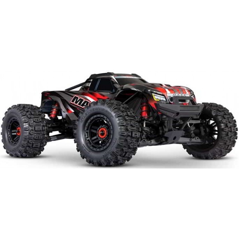 Traxxas Maxx WideMaxx 1/10 Brushless RTR 4WD Monster Truck (Red) w/TQi 2.4GHz Radio & TSM