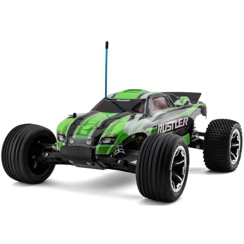 Traxxas Rustler 1/10 RTR Stadium Truck (Green) w/XL-5 ESC, TQ 2.4GHz Radio, Battery & USB-C Charger