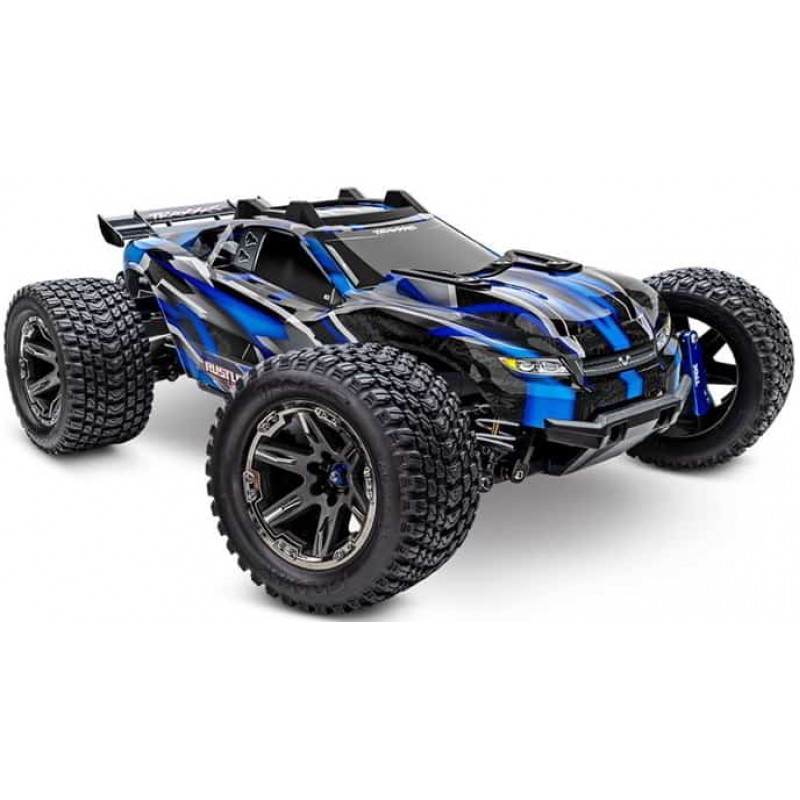 Traxxas Rustler 4X4 Ultimate 1/10 RTR Brushless Stadium Truck (Blue) w/TQi 2.4GHz Radio & Link Module