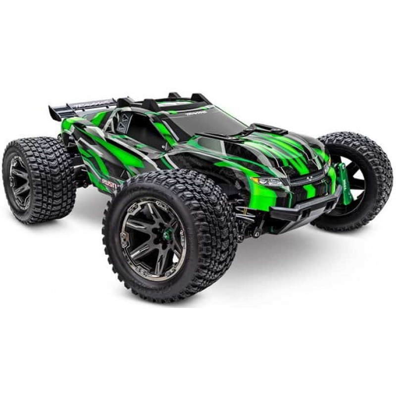 Traxxas Rustler 4x4 Ultimate 1/10 RTR Brushless Stadium Truck (Green) w/TQi 2.4GHz Radio & Link Module