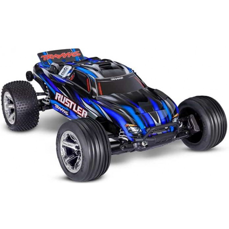 Traxxas Rustler BL-2s HD 1/10 RTR 2WD Brushless Stadium Truck (Blue) w/BL-2s ESC & TQ 2.4GHz Radio