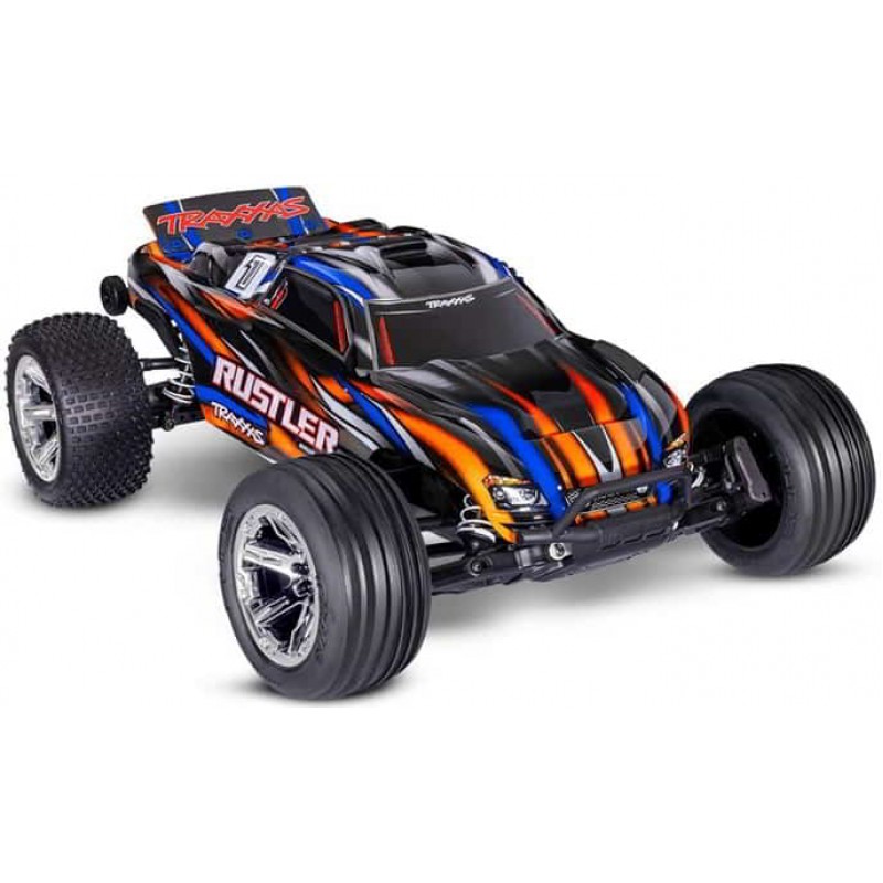 Traxxas Rustler BL-2s HD 1/10 RTR 2WD Brushless Stadium Truck (Orange) w/BL-2s ESC & TQ 2.4GHz Radio