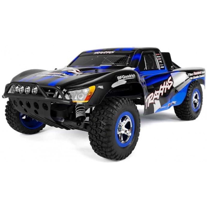 Traxxas Slash 1/10 RTR Short Course Truck (Blue) LED Lights, TQ 2.4GHz Radio, Battery & DC Charger