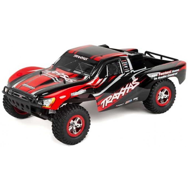 Traxxas Slash 2WD Short Course Truck with DC Charger (Red)