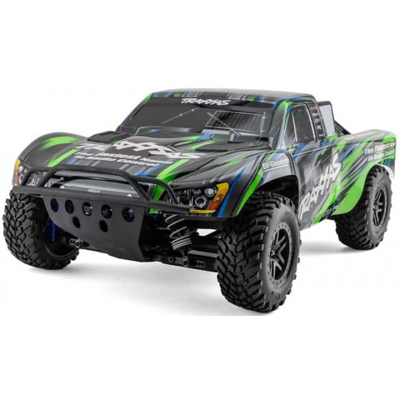 Traxxas Slash BL-2S 1/10 RTR 4X4 Brushless Short Course Truck (Green) w/BL-2S ESC & TQ 2.4GHz Radio