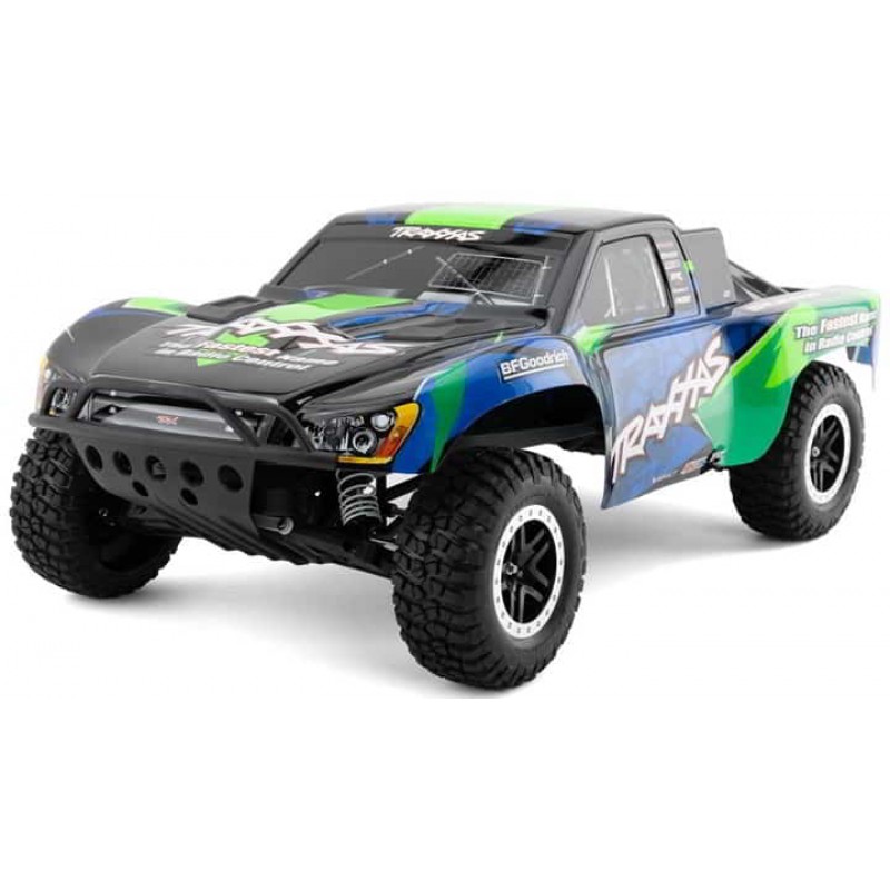 Traxxas Slash VXL Brushless 1/10 RTR 2WD Short Course Truck (Green) w/Magnum 272R, TQi 2.4GHz Radio & TSM