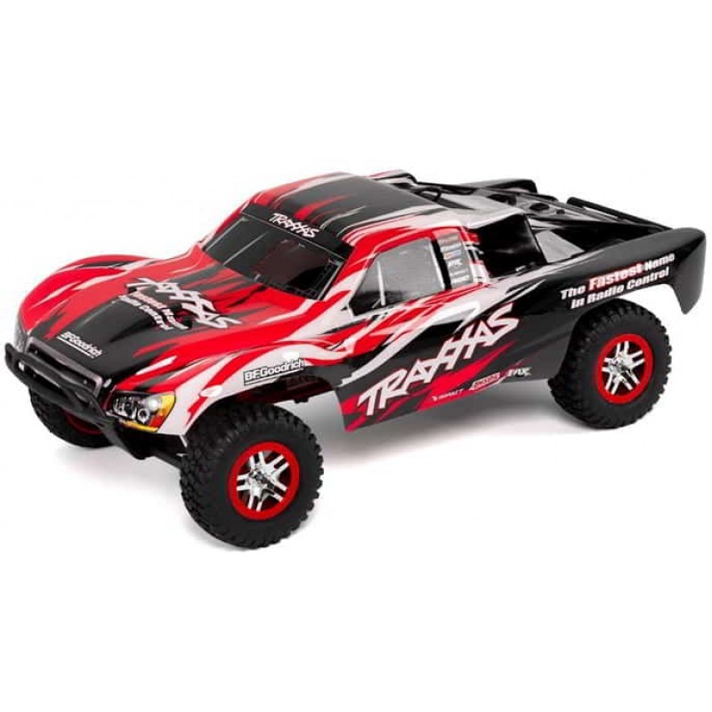 Traxxas Slayer Pro 4X4 1/10-Scale 4WD Nitro-Powered SC Truck (Red)