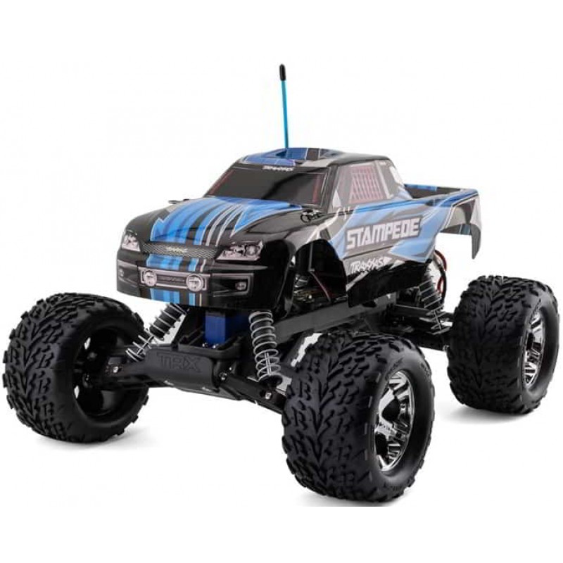 Traxxas Stampede 1/10 RTR Monster Truck (Blue) w/XL-5 ESC, TQ 2.4GHz Radio, Battery & USB-C Charger