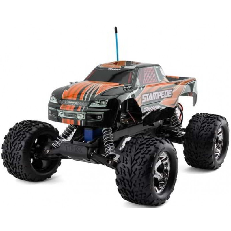 Traxxas Stampede 1/10 RTR Monster Truck (Orange) w/XL-5 ESC, TQ 2.4GHz Radio, Battery & USB-C Charger