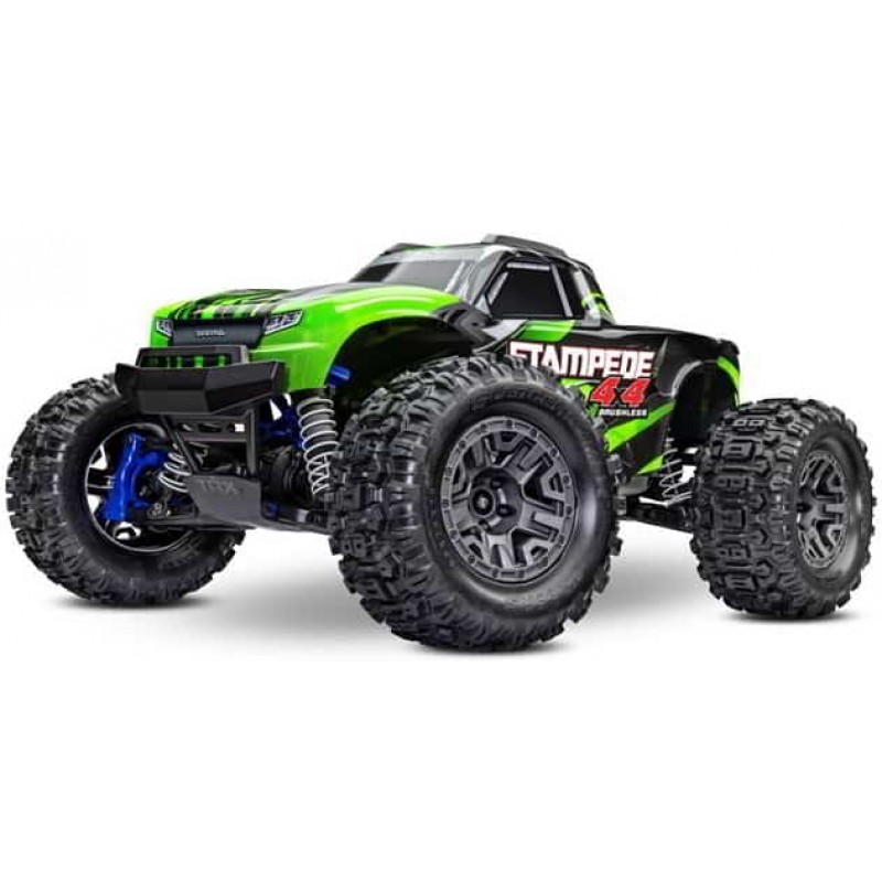 Traxxas Stampede 4x4 BL-2S Brushless 1/10 RTR Monster Truck (Green) w/BL-2S ESC, TQ 2.4GHz Radio