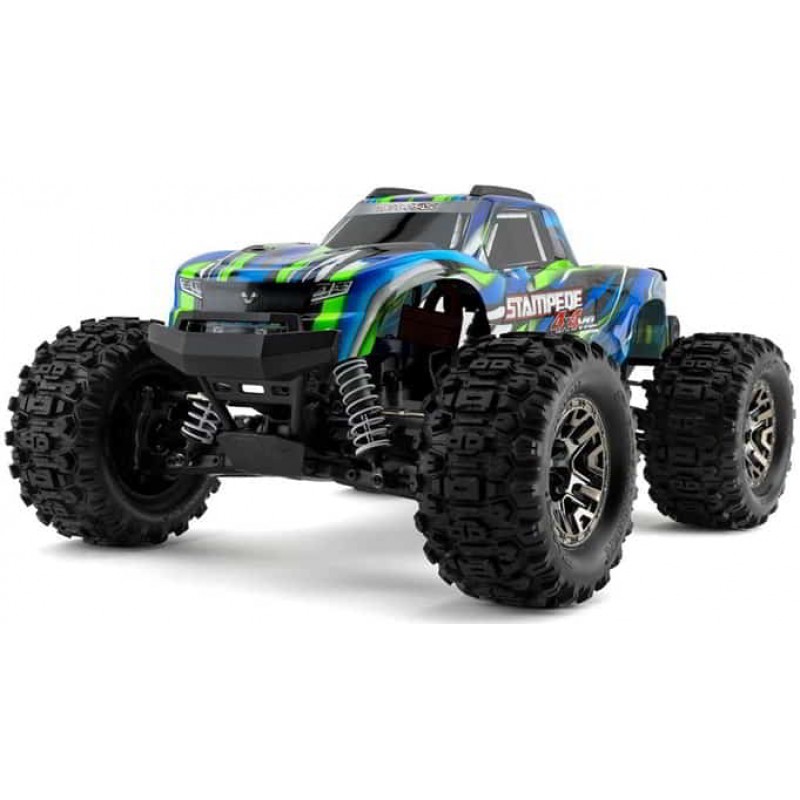 Traxxas Stampede 4x4 VXL Brushless RTR 1/10 4WD Monster Truck (Green) w/TQi 2.4GHz Radio & TSM