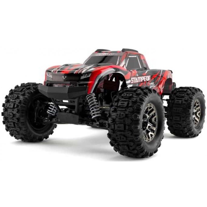 Traxxas Stampede 4x4 VXL Brushless RTR 1/10 4WD Monster Truck (Red) w/TQi 2.4GHz Radio & TSM