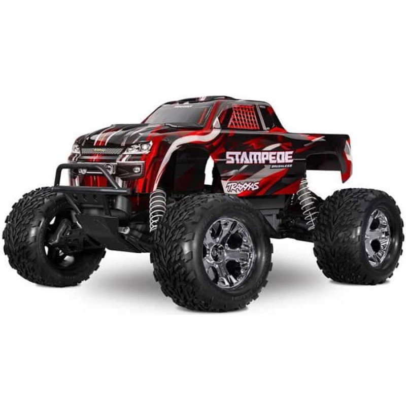 Traxxas Stampede BL-2s HD RTR 1/10 2WD Brushless Monster Truck (Red) w/BL-2s ESC & TQ 2.4GHz Radio