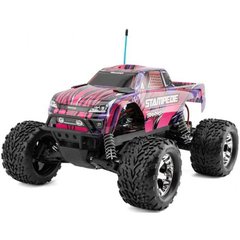 Traxxas Stampede HD 1/10 RTR 2WD Electric Monster Truck (Pink) w/XL-5 ESC, TQ 2.4GHz Radio, Battery & USB-C Charger