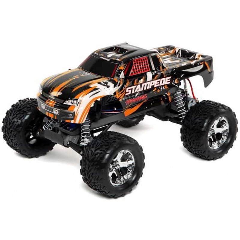 Traxxas Stampede Monster Truck with DC Charger (Orange)