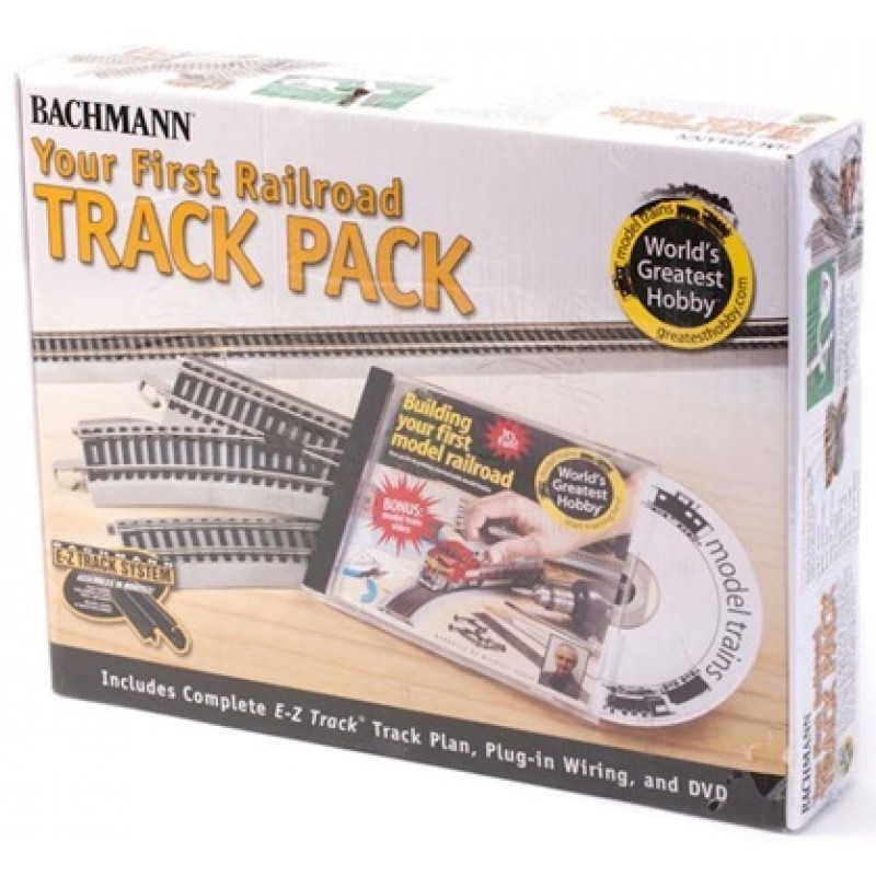 Bachmann E-Z Nikel Silver First Railroad Track Pack (HO Scale)