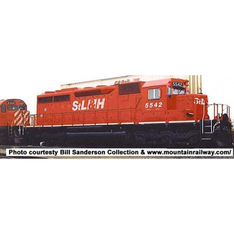 Bowser HO SD40 w DCC & Sound STL&H #5524