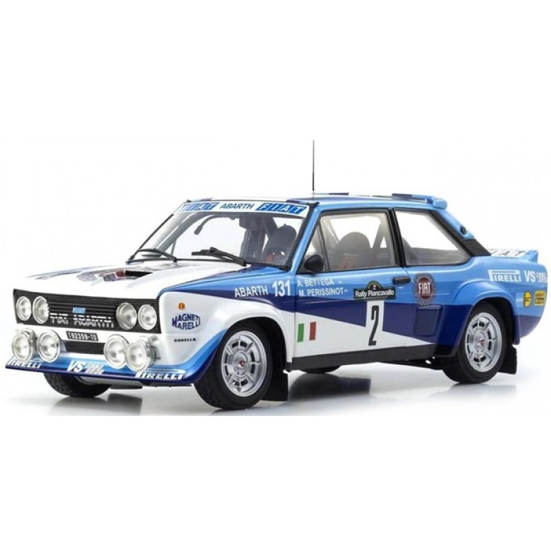 Kyosho 1/18 Fiat 131 Abarth 1981 Pian Cavallo Diecast Model (#2)